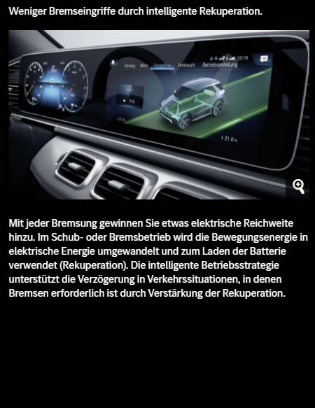 Mercedes brinkmann weniger bremseingriff durch intelligente rekuperation