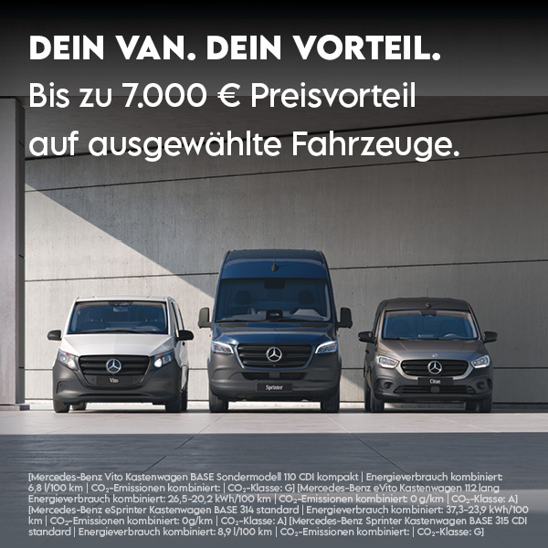 DEIN VAN. DEIN VORTEIL.
